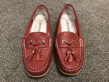‘AVENUE’ RED FLAT COMFORT SHOES SIZE 5