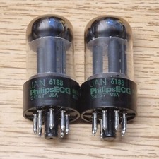 6SL7 6188 5691 x2 Valve Tube