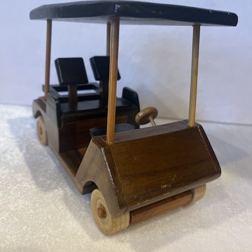 Wooden golf cart - golf, rolling