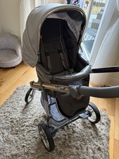 Bebecar Ip-Op XL Classic Duo 2in1 Pram System - Pewter