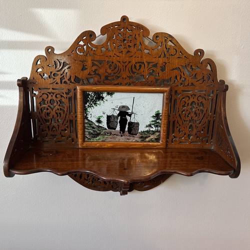 Vintage chinese fretwork - vintage, wall