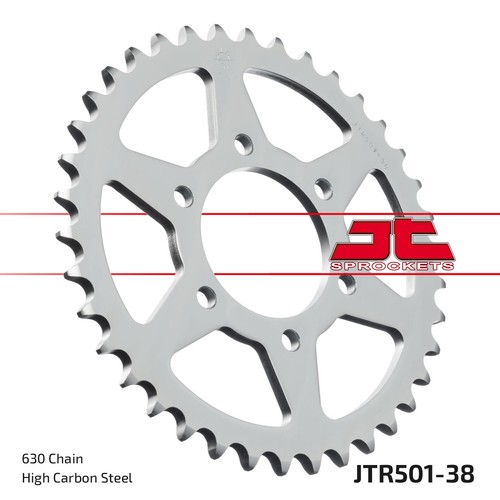Rear sprocket tooth pitch - rear,