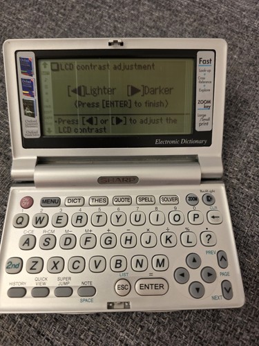 Vintage sharp e500a - vintage, pw-e500a