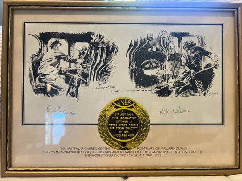 Commemorative framed print
