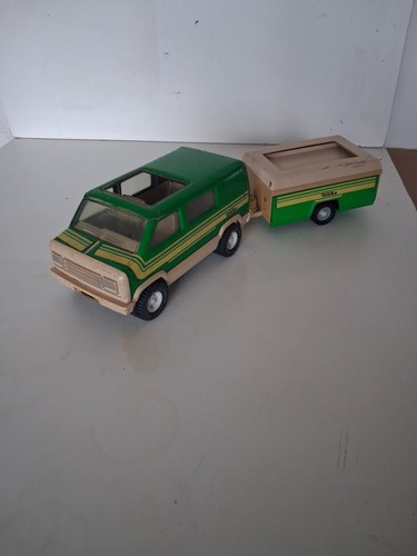 Vintage green tonka pressed - green,