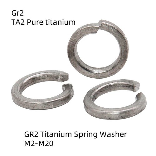 Gr2 titanium spring washers - gr2,