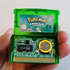 Pokemon Emerald VGC Nintendo Game Boy Advance New Battery Genuine GBA NDS PAL