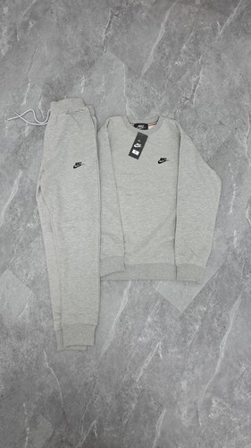 Nike grey jumper tracksuit set - nike,