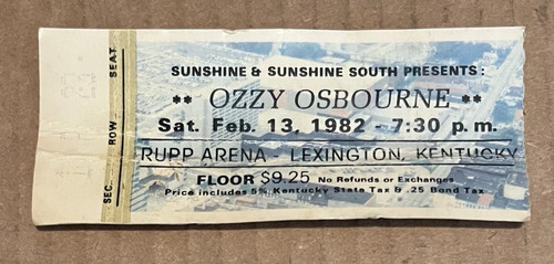 Ozzy osbourne 1982 concert - ozzy,