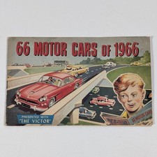 66 Motor cars of 1966 presented with "The Victor"  Classic Retro Artwork 