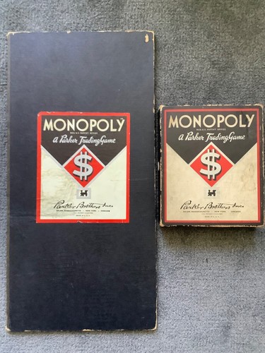 Vintage monopoly game black - monopoly,