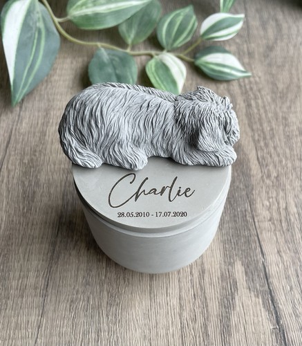 Personalised shih tzu dog - shih, urn