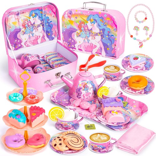 Unicorn tea party - tea, set