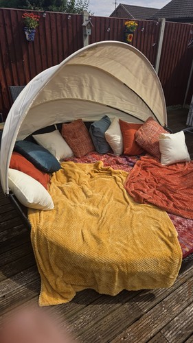 Rattan day bed with - bed,