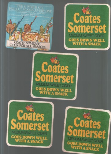 Coates cider beermats - beermats, /