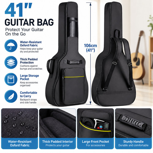 Inch acoustic guitar bag - 41,