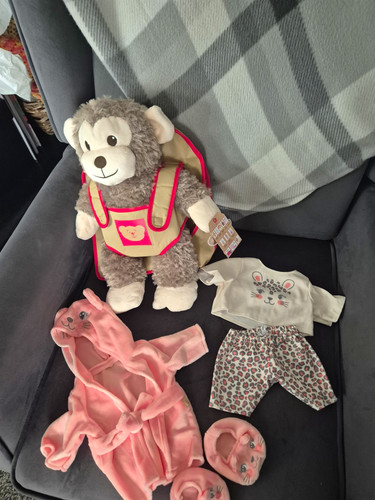 Designabear plush monkey with - plush,