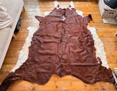 Vintage cow hide fur - fur, accent