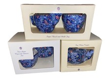 Ringtons Blue Chintz Complete Tea Set Teapot Milk Sugar Cup Saucer all Boxed