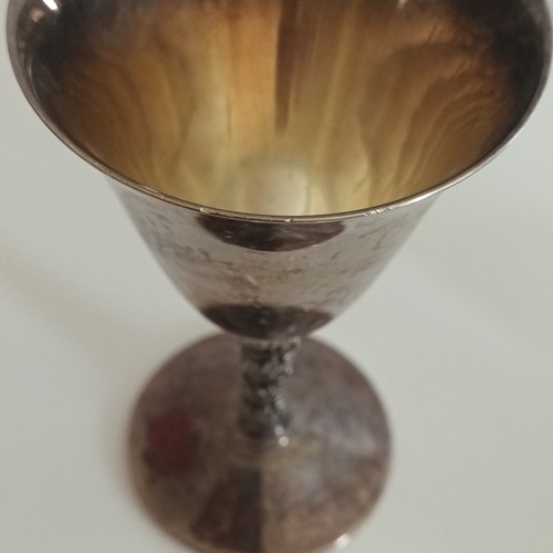 Falstaff silver plate goblet - silver,