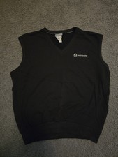 Vintage Sergio Tacchini Knit Vest Men's Size XXL Black
