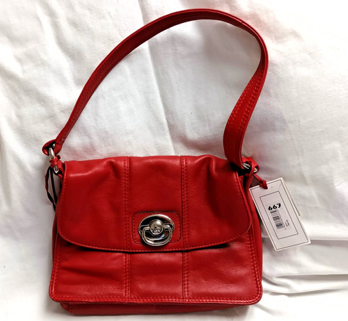 Tula ruby red leather small - tula,