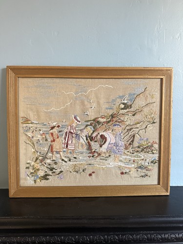 Vintage mid century framed - vintage,