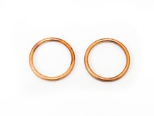 2x Exhaust Copper Gaskets For Yamaha XV 125 Virago 1997-2000