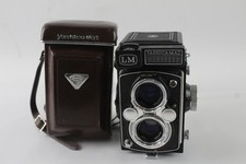 Vintage Yashica-Mat LM TLR Film Camera w/ Yashinon 80mm F/3.5 Lens & Case