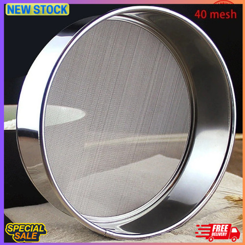Stainless steel flour sieve - flour, 40