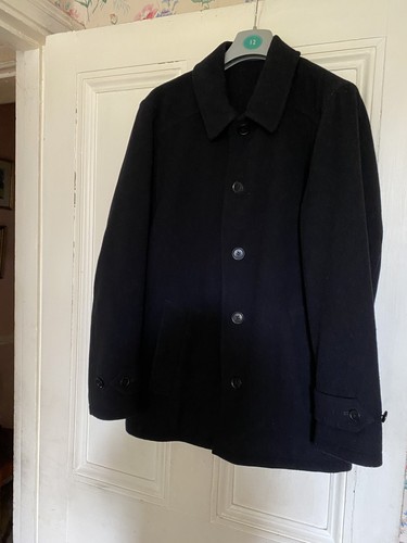 Man black lined - man's, wool