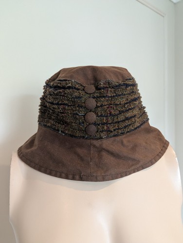 Olney women waxed brown hat - olney,