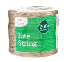 200m Jute String Natural Twine