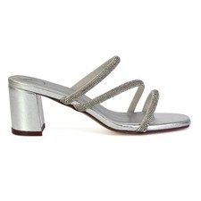 Womens Diamante Slip On