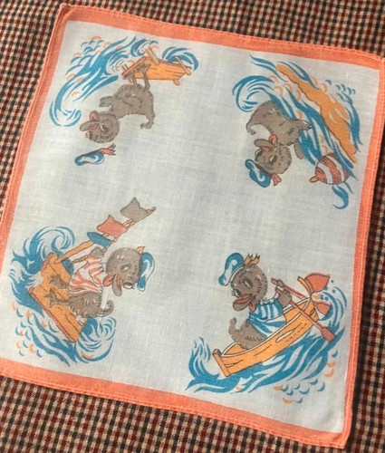 Vintage handkerchief hankie - vintage,