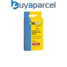Tacwise 0288 91 Narrow Crown 22mm Divergent Point Staples Galv 1000 Pack 191