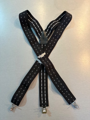 Black and white vintage - , braces