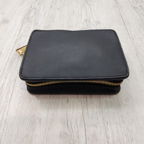 Kookai black leather wallet - black,