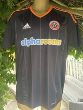 Sheffield United 2016/2017 Away Football Shirt Jersey Adidas size M SUFC blades 