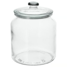IKEA 1.9 Litre Glass Jars &