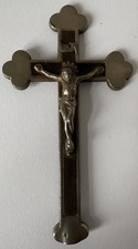 Vintage catholic crucifix wall - catholic,
