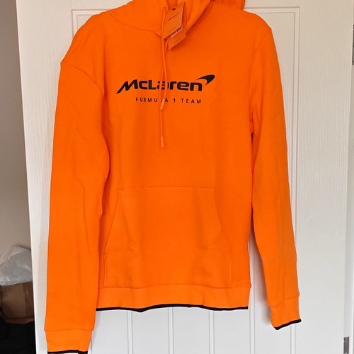 Mclaren orange logo pullover - mclaren,