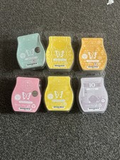 Scentsy 6 Wax Bars Lot Bundle Various Scents (2 cubes missing)