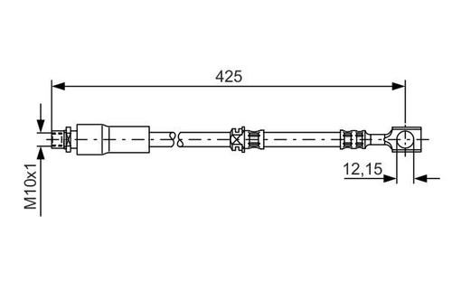 New brake hose for - brake, vauxhall