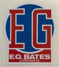 EG Bates London Head Decal