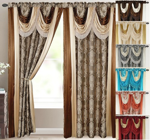 Bella luxury jacquard curtain - luxury,