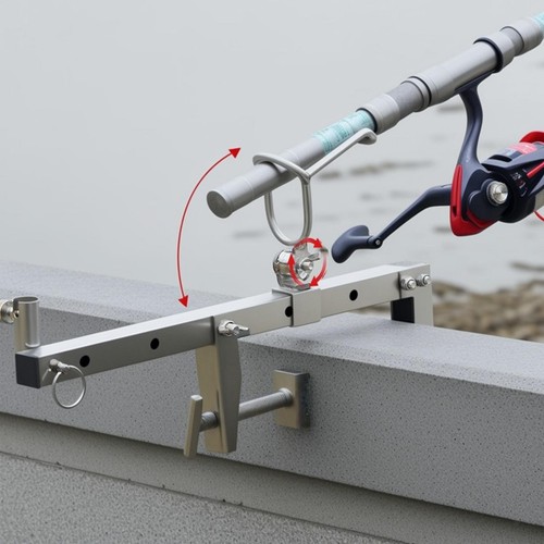 Fishing rod holder rest - rod,