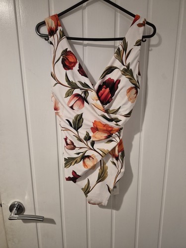Next white red - floral, wrap