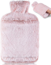 2L Hot Water Bottle with Faux