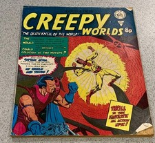 Creepy Worlds #137 VG Captain Atom 1970s Atlas UK Sci-Fi Comic | Rare Vintage